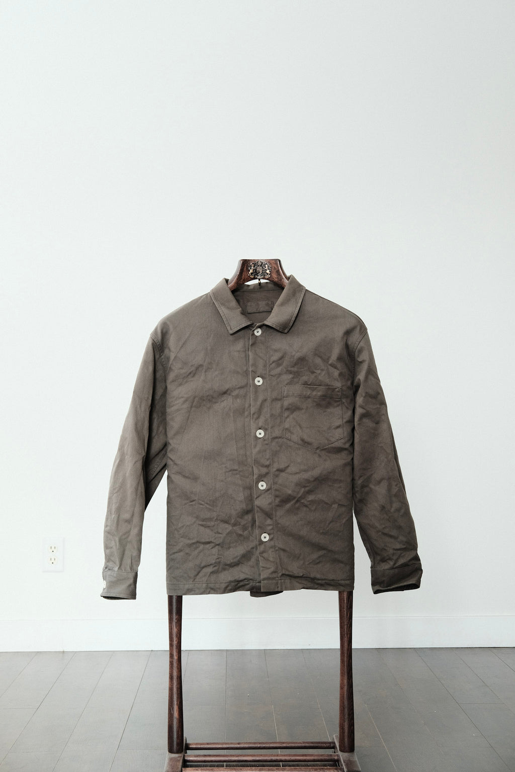 James Coward  - Travail Shirt  - Cotton Twill - Green
