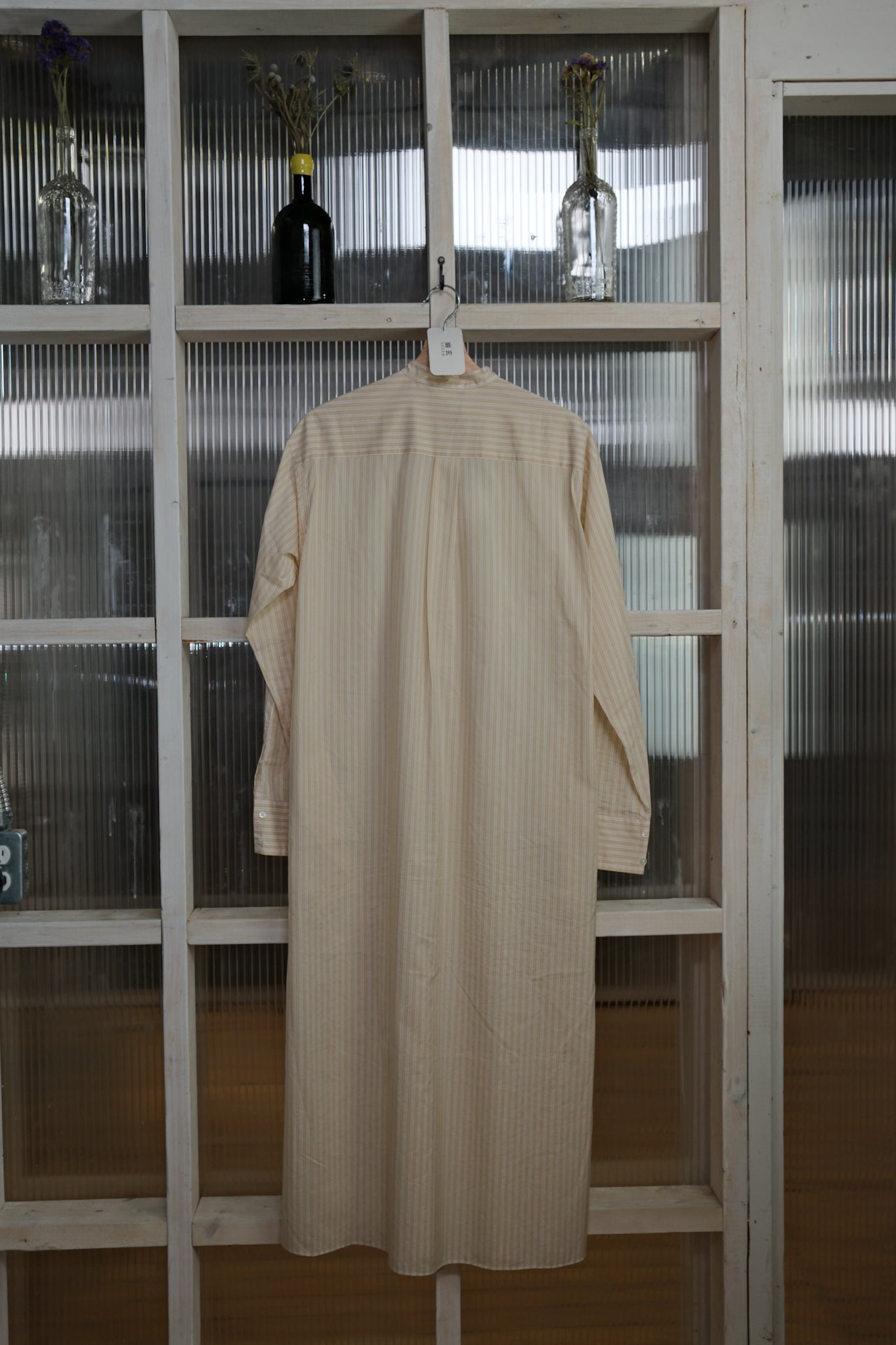Auralee - Finx Long One-Piece - Cotton/Silk Stripe – Yūgen | 幽玄