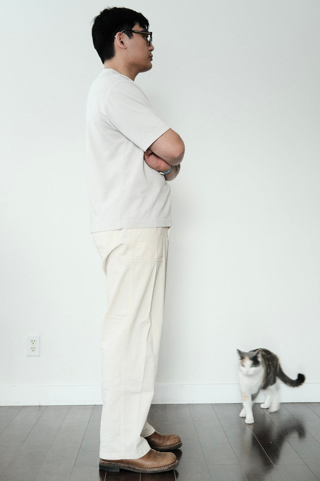 Orslow - Fatigue Pant - White Cotton Summercloth