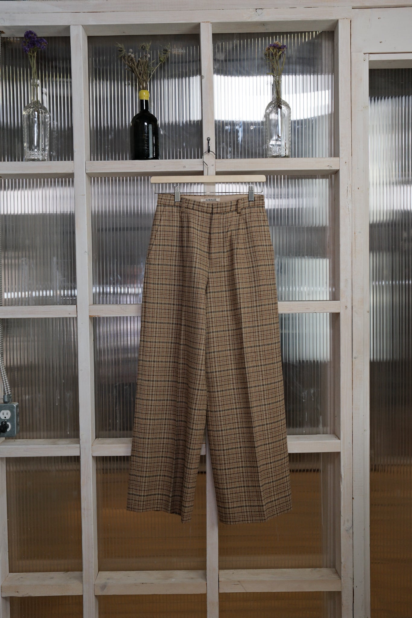 Auralee  - Double Breasted Suit - Silk Plaid