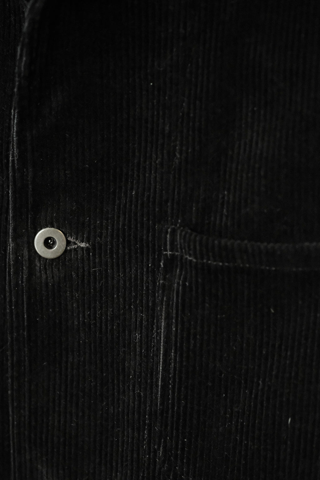 Evan Kinori  - Three Pocket Jacket  - Black Cotton Corduroy