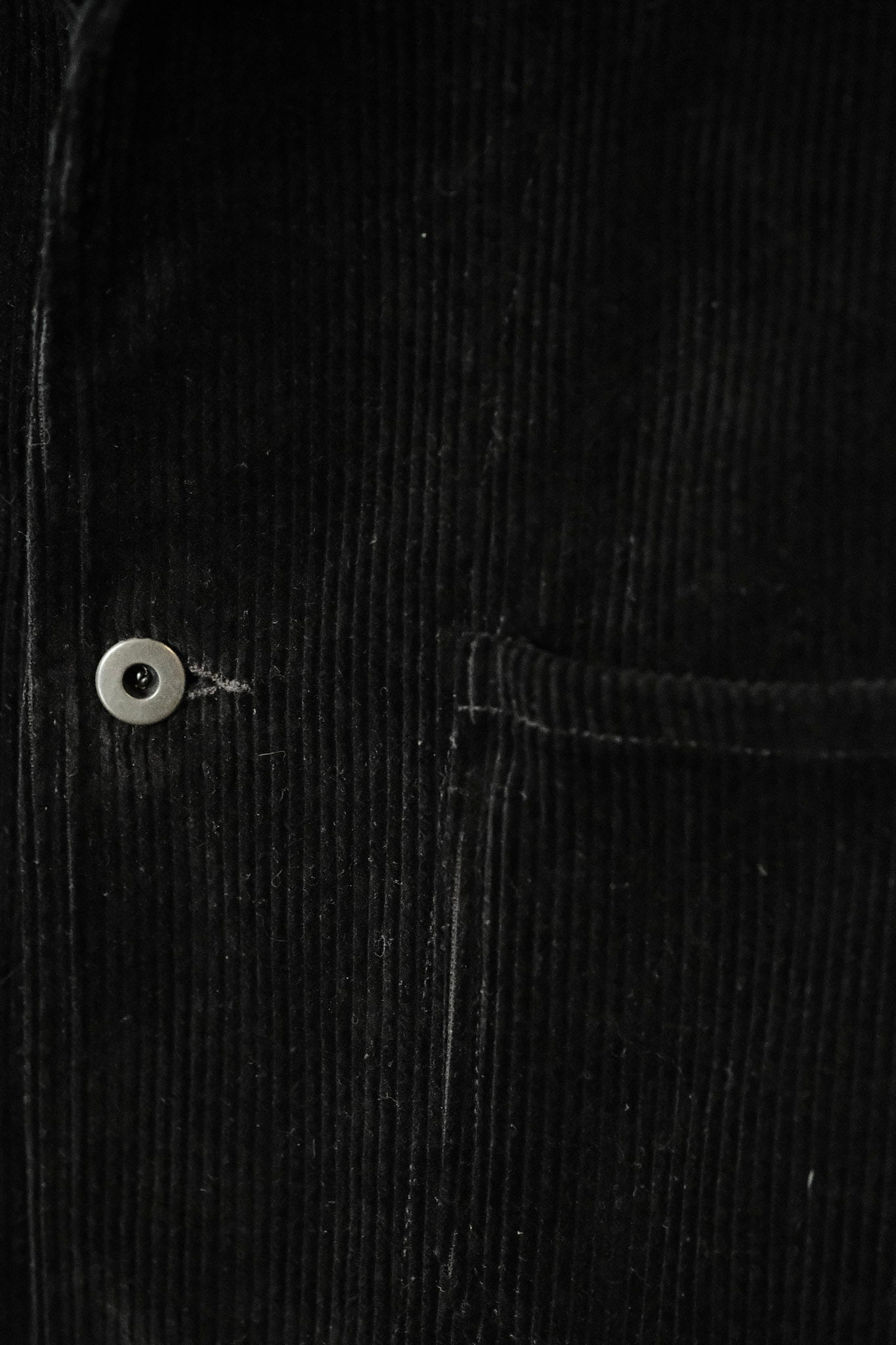 Evan Kinori  - Three Pocket Jacket  - Black Cotton Corduroy