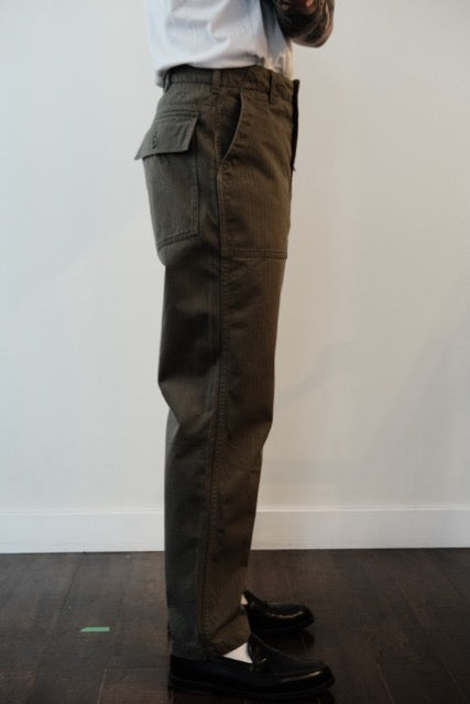 Engineered Garments - Fatigue Pants - Cotton Herringbone Twill - Olive