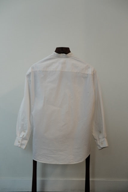 Evan Kinori  - Pop Over Shirt - Organic Cotton Typewriter