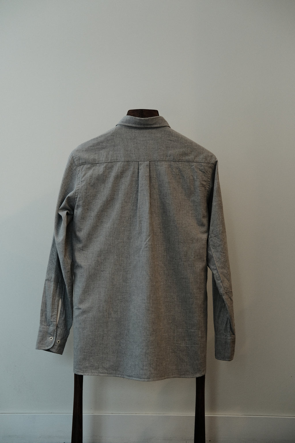 Universal Works - Daybrook Shirt - Grey Brushed Herringbone