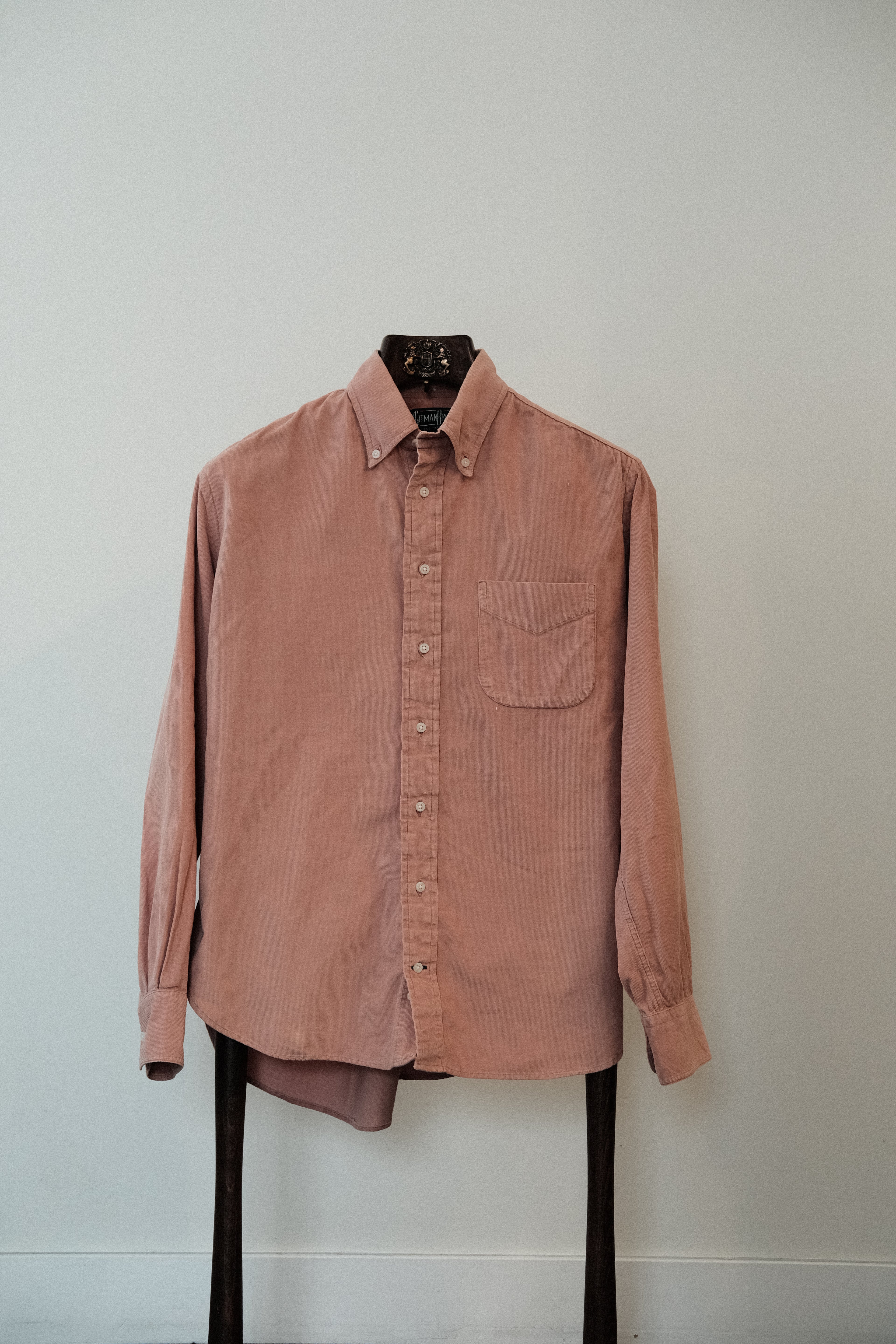 Gitman Bros - Oxford Shirt - Cotton Corduroy - Pink
