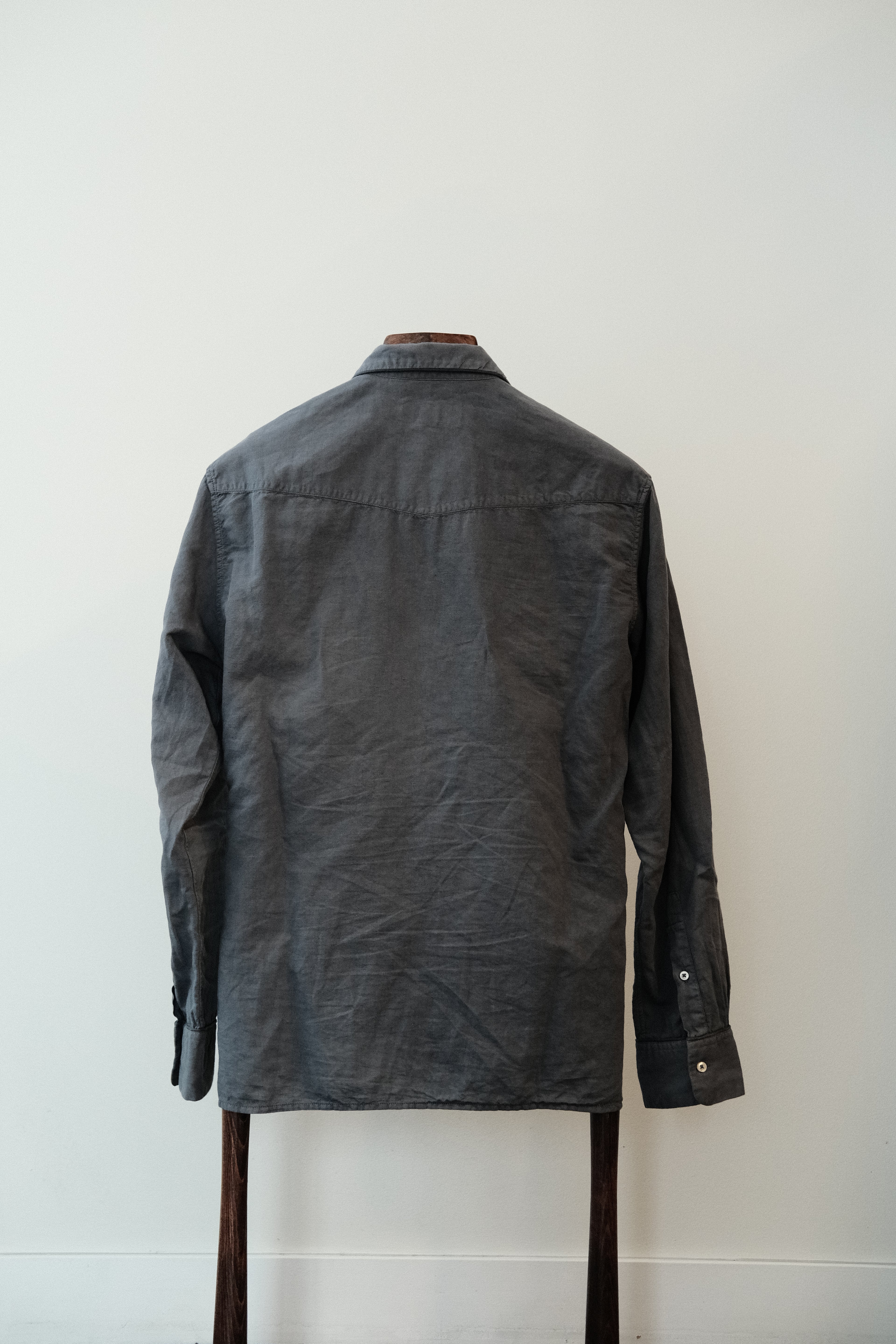 Officine Générale - Shirt - Cotton/Linen - Blue