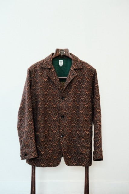 South2 West8 - Pen Jacket - Arabesque Jacquard Cotton