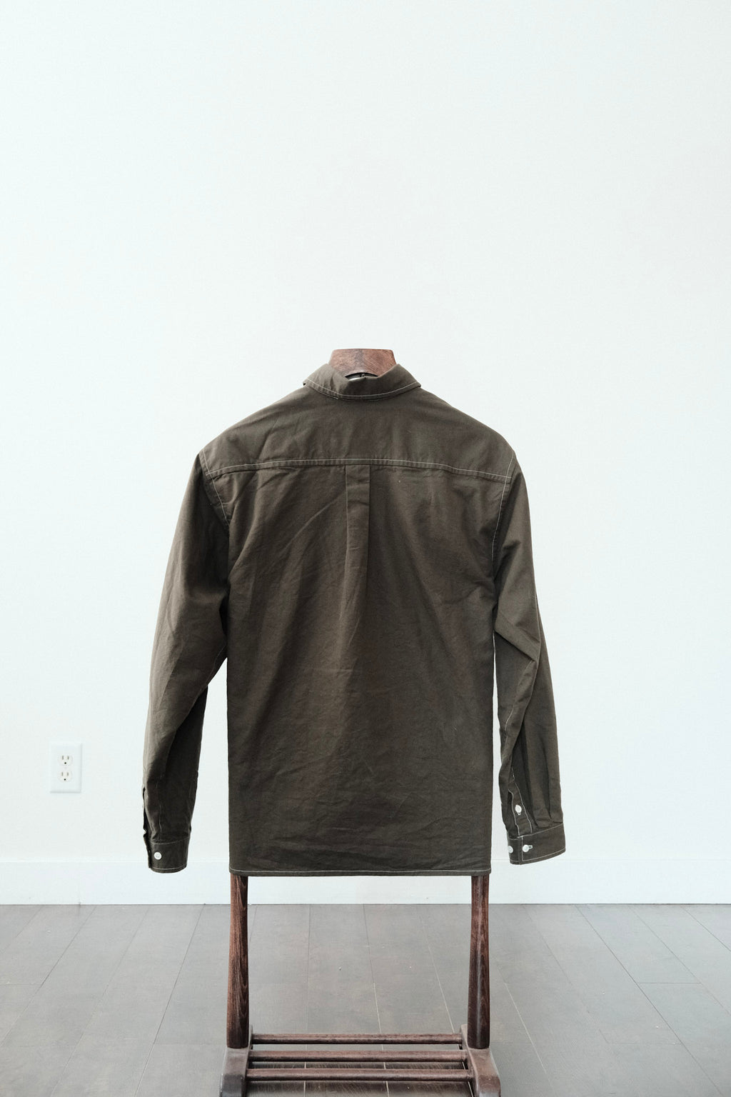 Drozdowsky Studio - Button Down Shirt  - Dark Olive Oxford Cloth