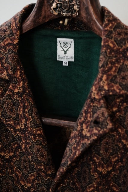 South2 West8 - Pen Jacket - Arabesque Jacquard Cotton