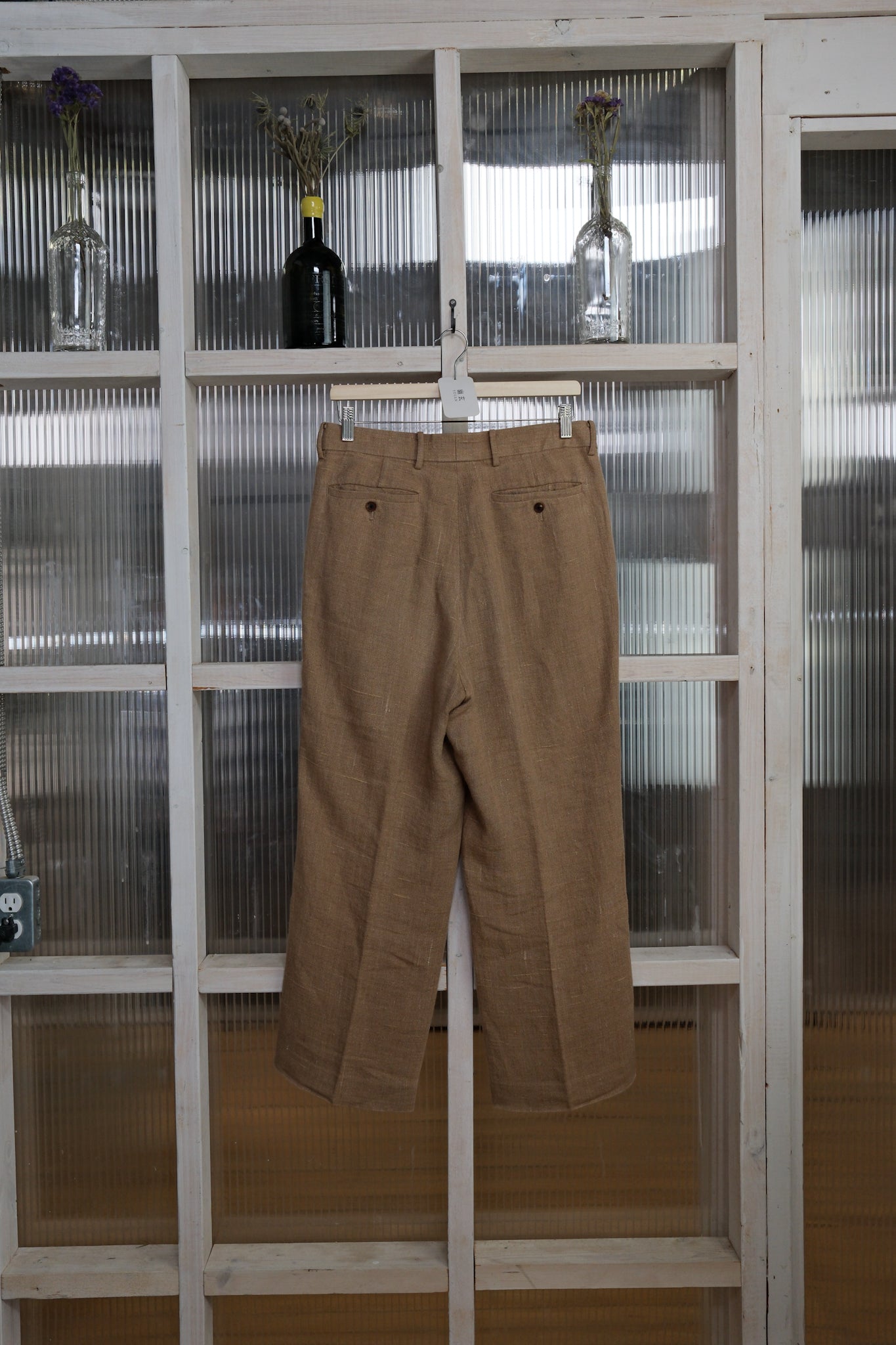 Auralee  - Pleated Trousers  - Linen Silk
