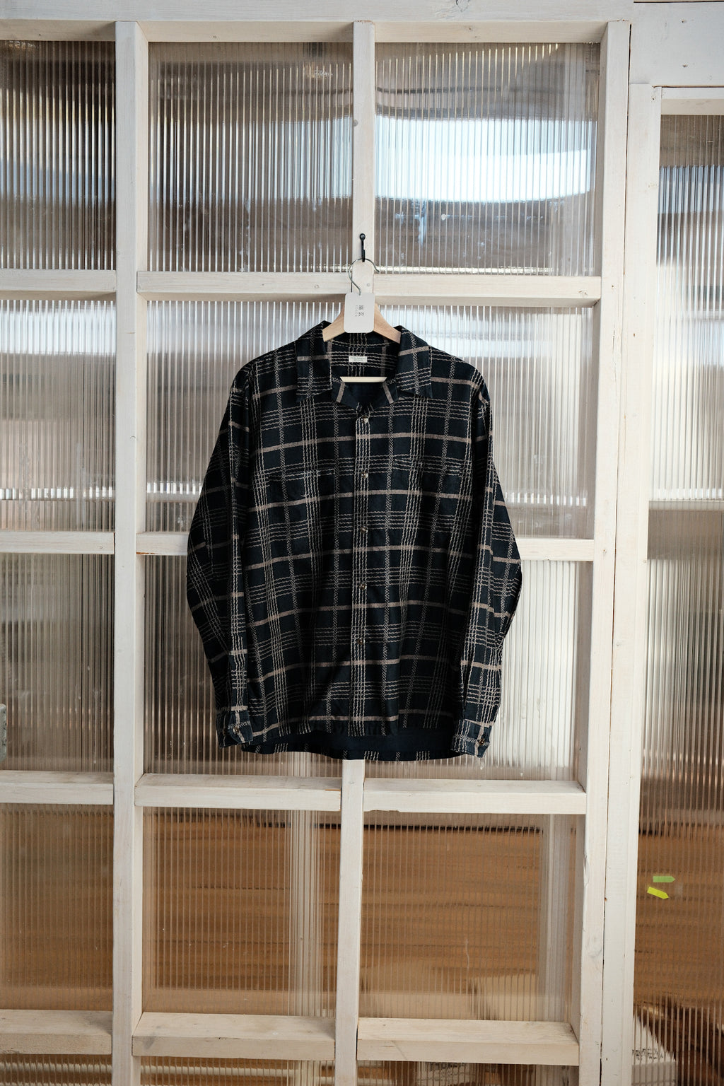 Phigvel - Camp Collar Shirt  - Cotton Plaid