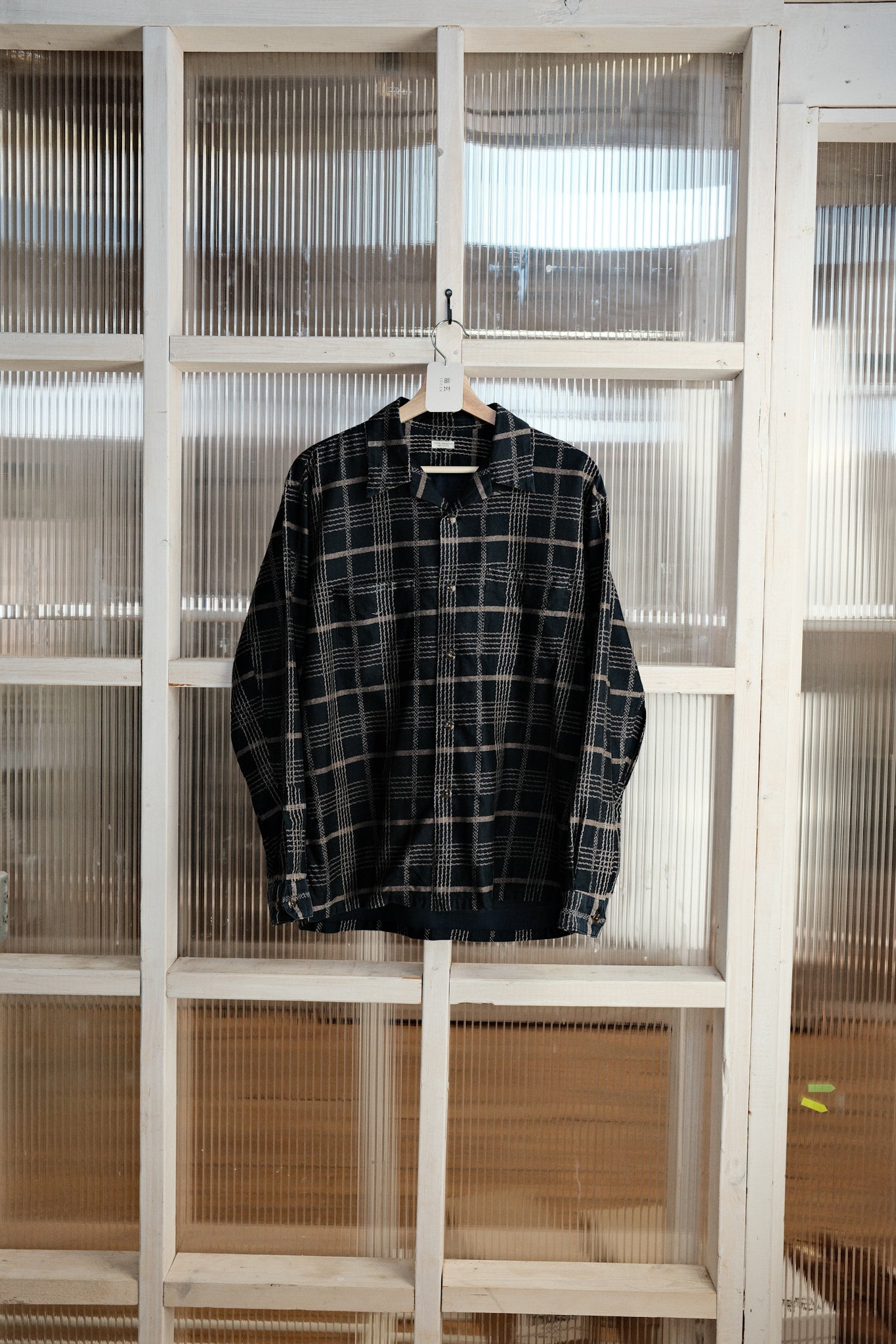 Phigvel - Camp Collar Shirt  - Cotton Plaid