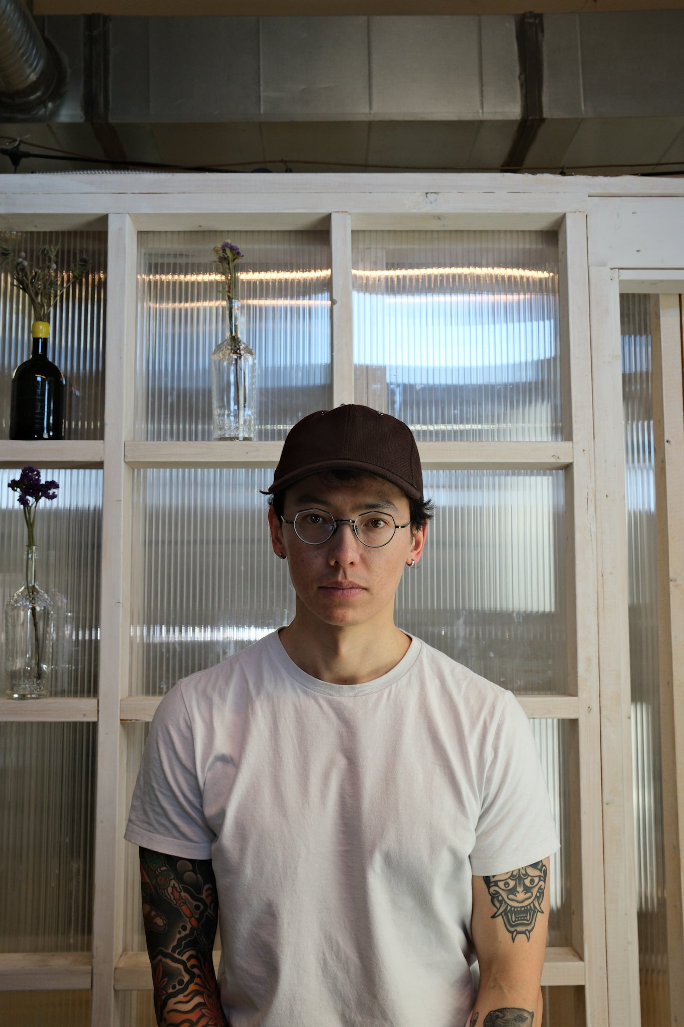 Held In Form - KUZUSHI CAP - Woven Sashiko