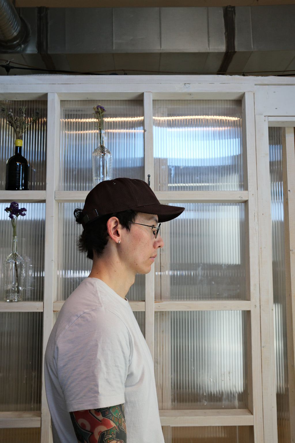 Held In Form - KUZUSHI CAP - Woven Sashiko