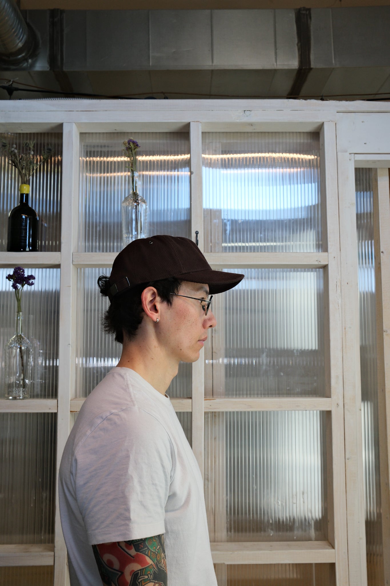 Held In Form - KUZUSHI CAP - Woven Sashiko
