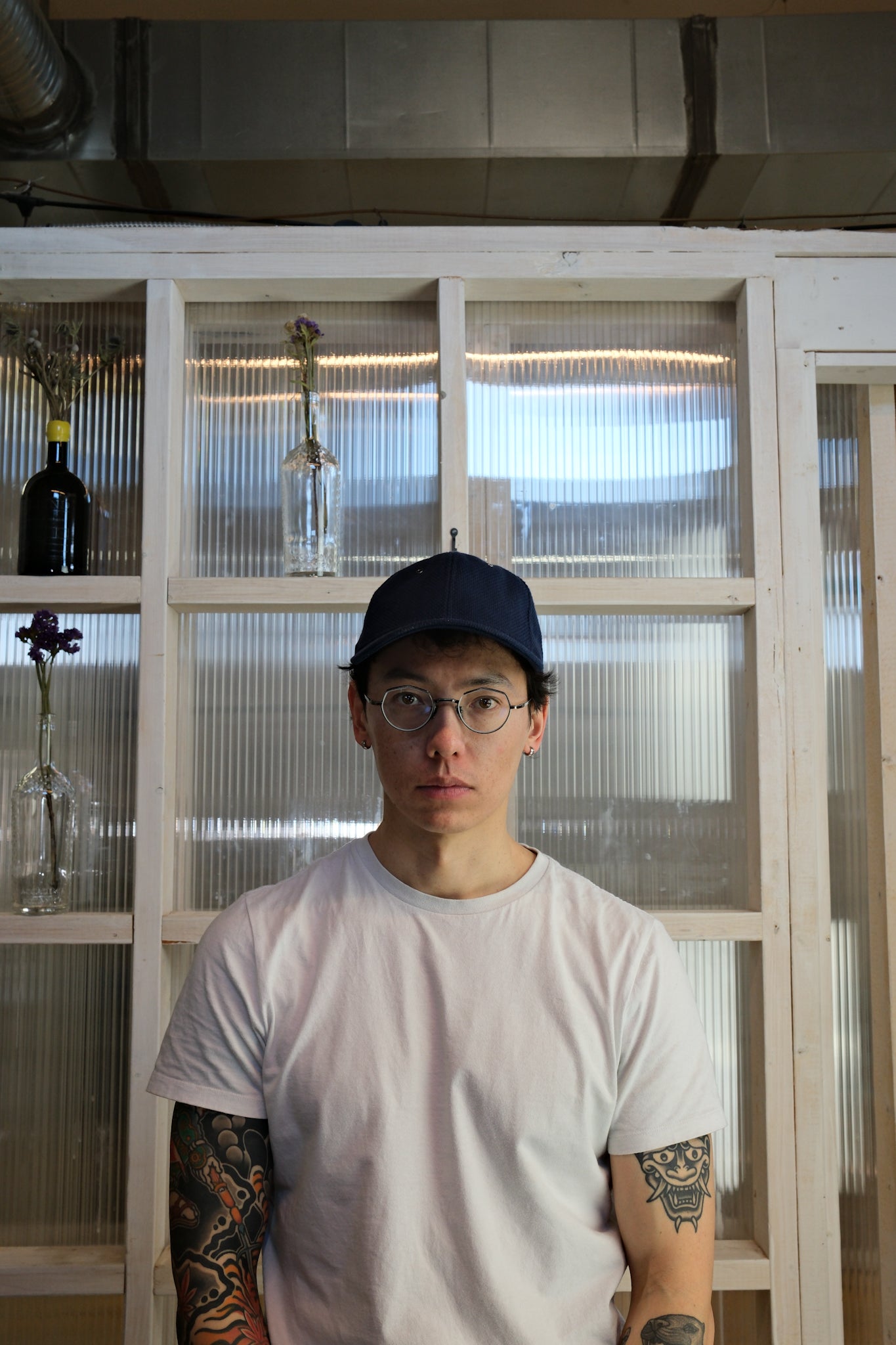Held In Form - KUZUSHI CAP - Woven Sashiko