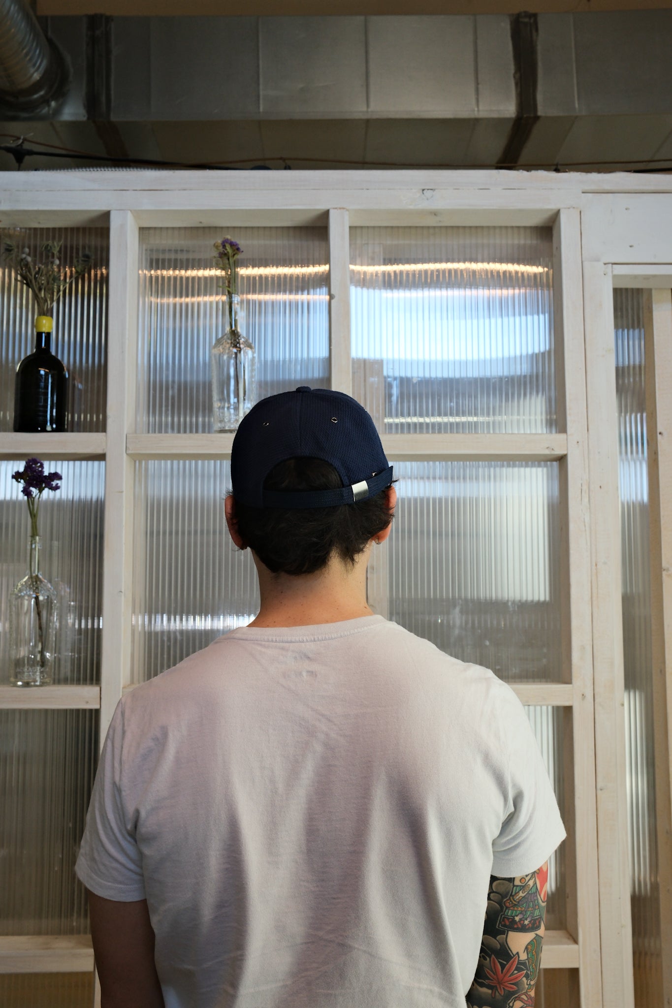 Held In Form - KUZUSHI CAP - Woven Sashiko
