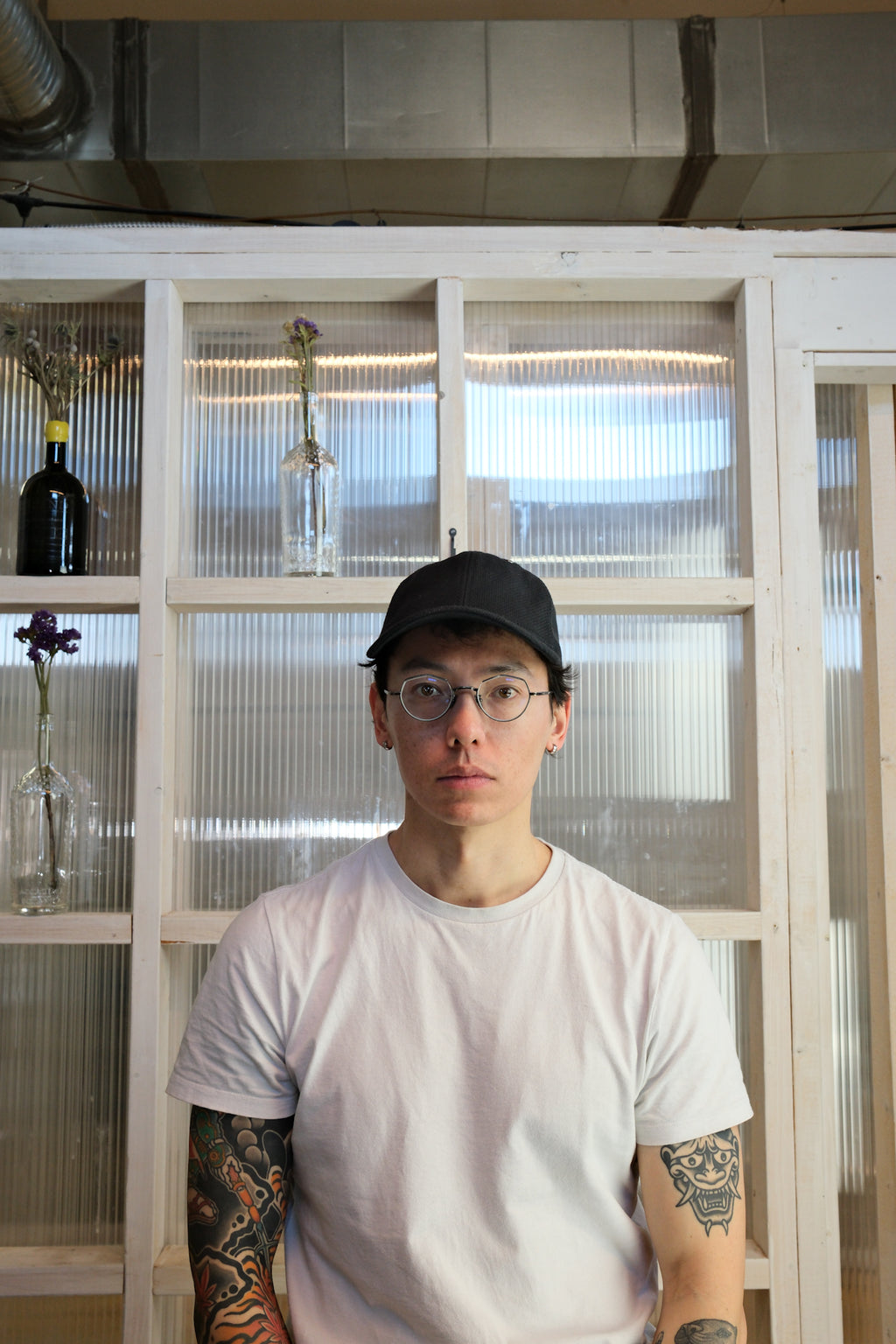 Held In Form - KUZUSHI CAP - Woven Sashiko