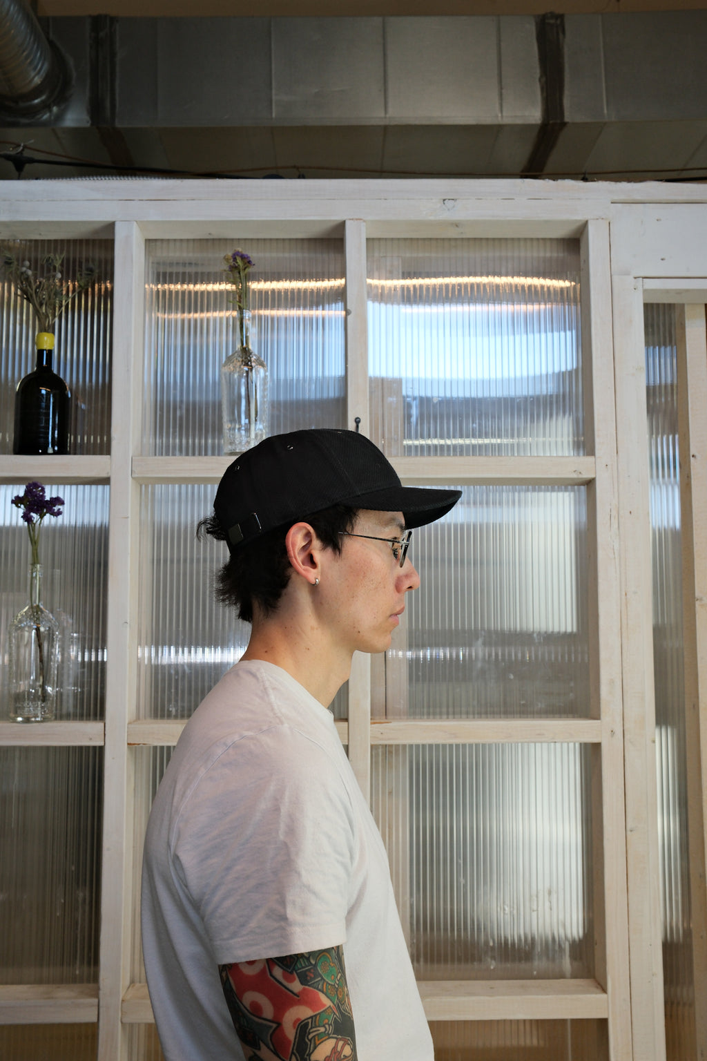 Held In Form - KUZUSHI CAP - Woven Sashiko