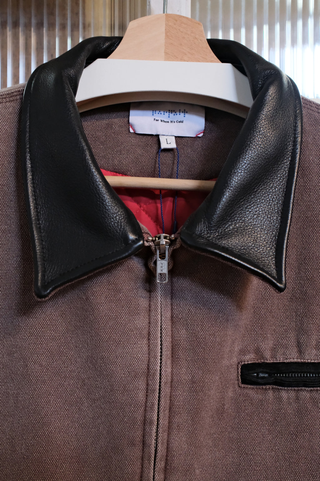 Parfait - Work Jacket - Mocha Cotton Canvas