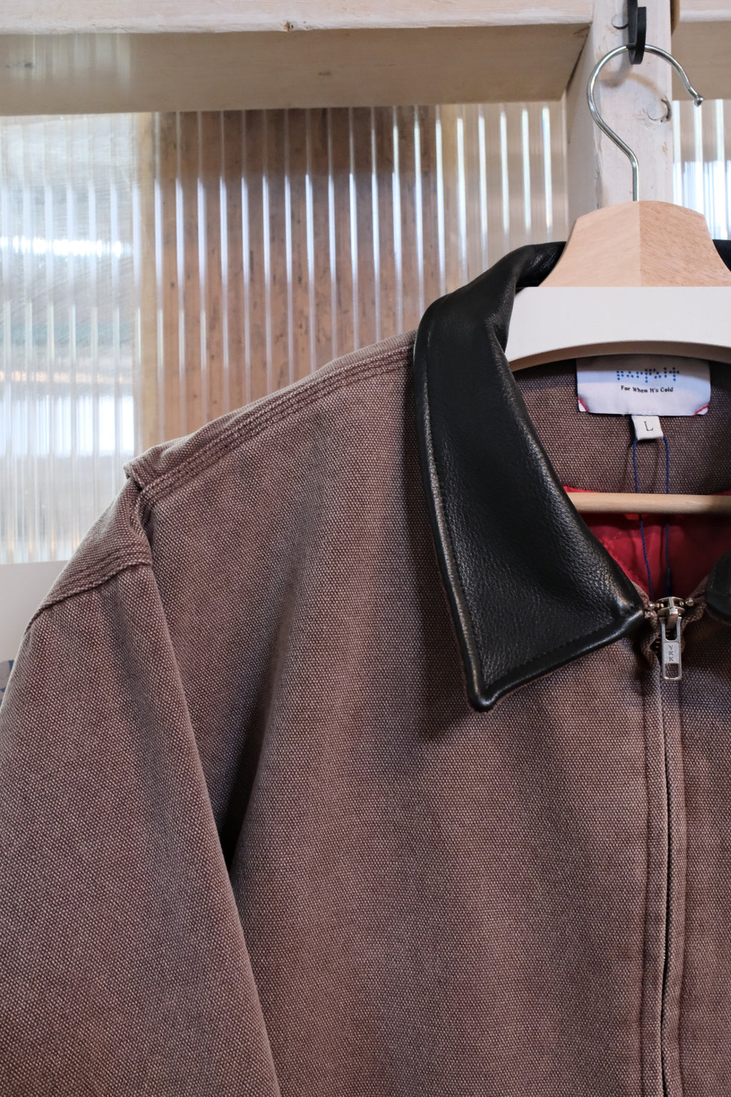 Parfait - Work Jacket - Mocha Cotton Canvas