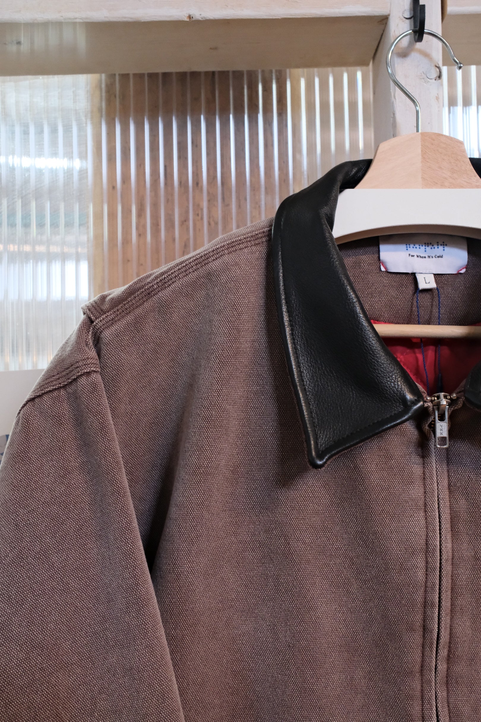 Parfait - Work Jacket - Mocha Cotton Canvas