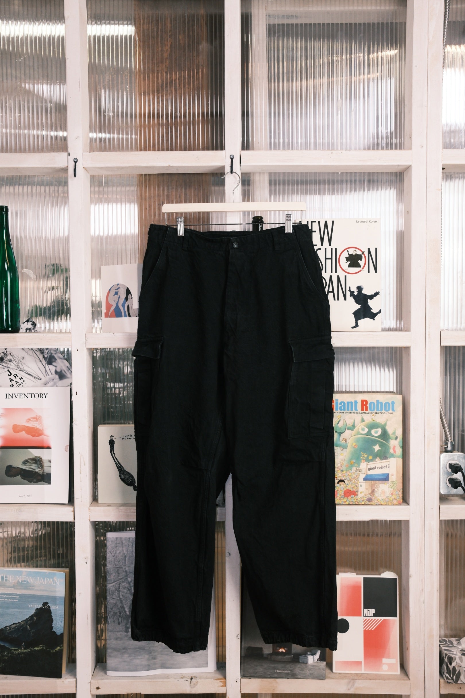 Comoli - BDU Pants - Black Cotton Twill