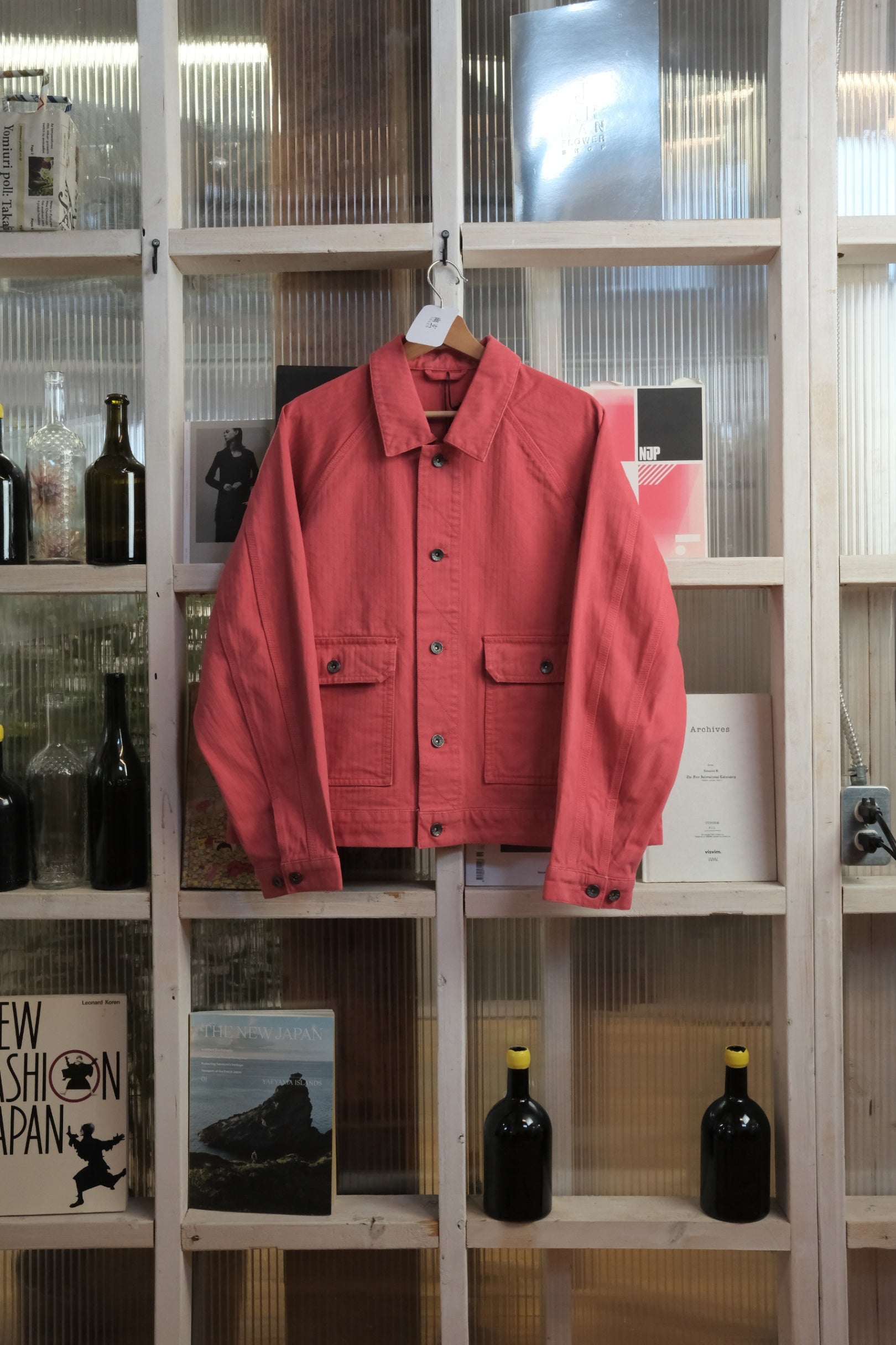 Held In Form - IRIMI CROP WORK JACKET - 100 % COTTON HERRINGBONE TWILL HEAVYWEIGHT - 450 GSM