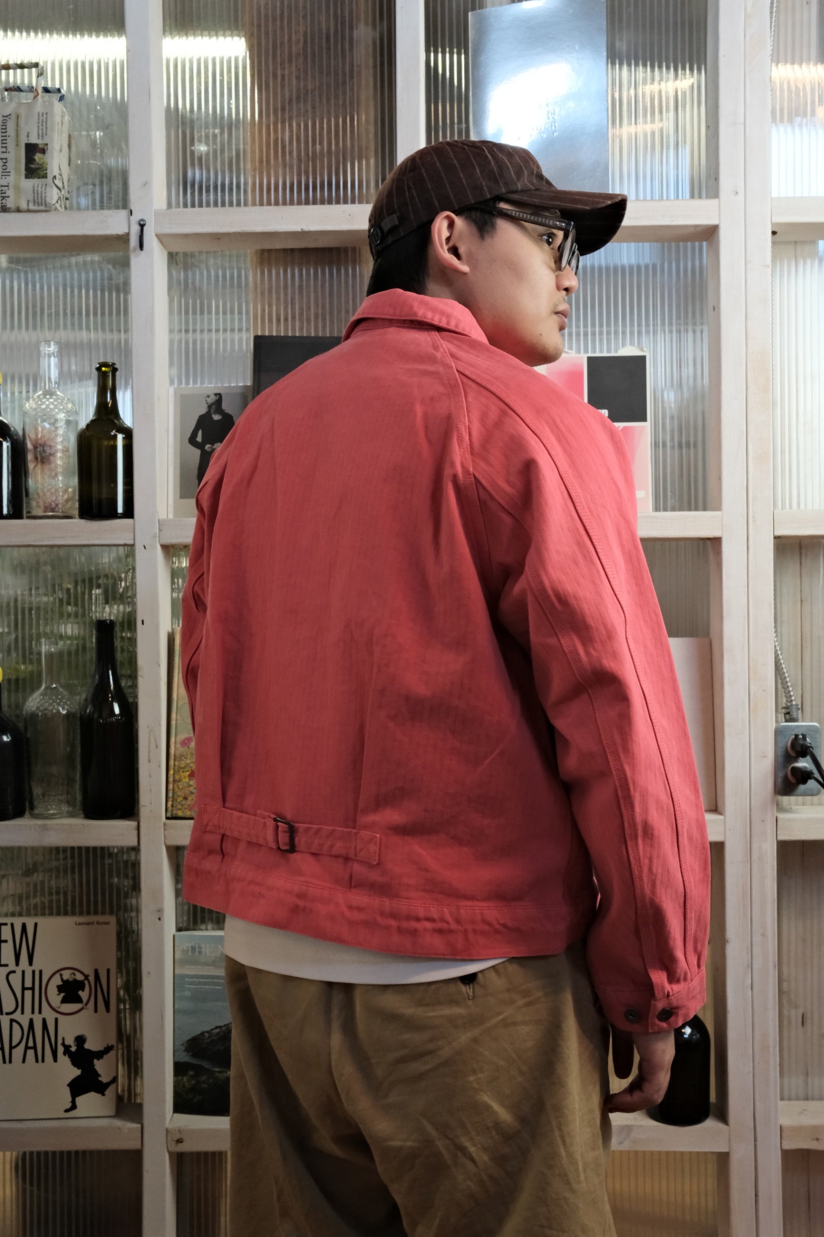 Held In Form - IRIMI CROP WORK JACKET - 100 % COTTON HERRINGBONE TWILL HEAVYWEIGHT - 450 GSM