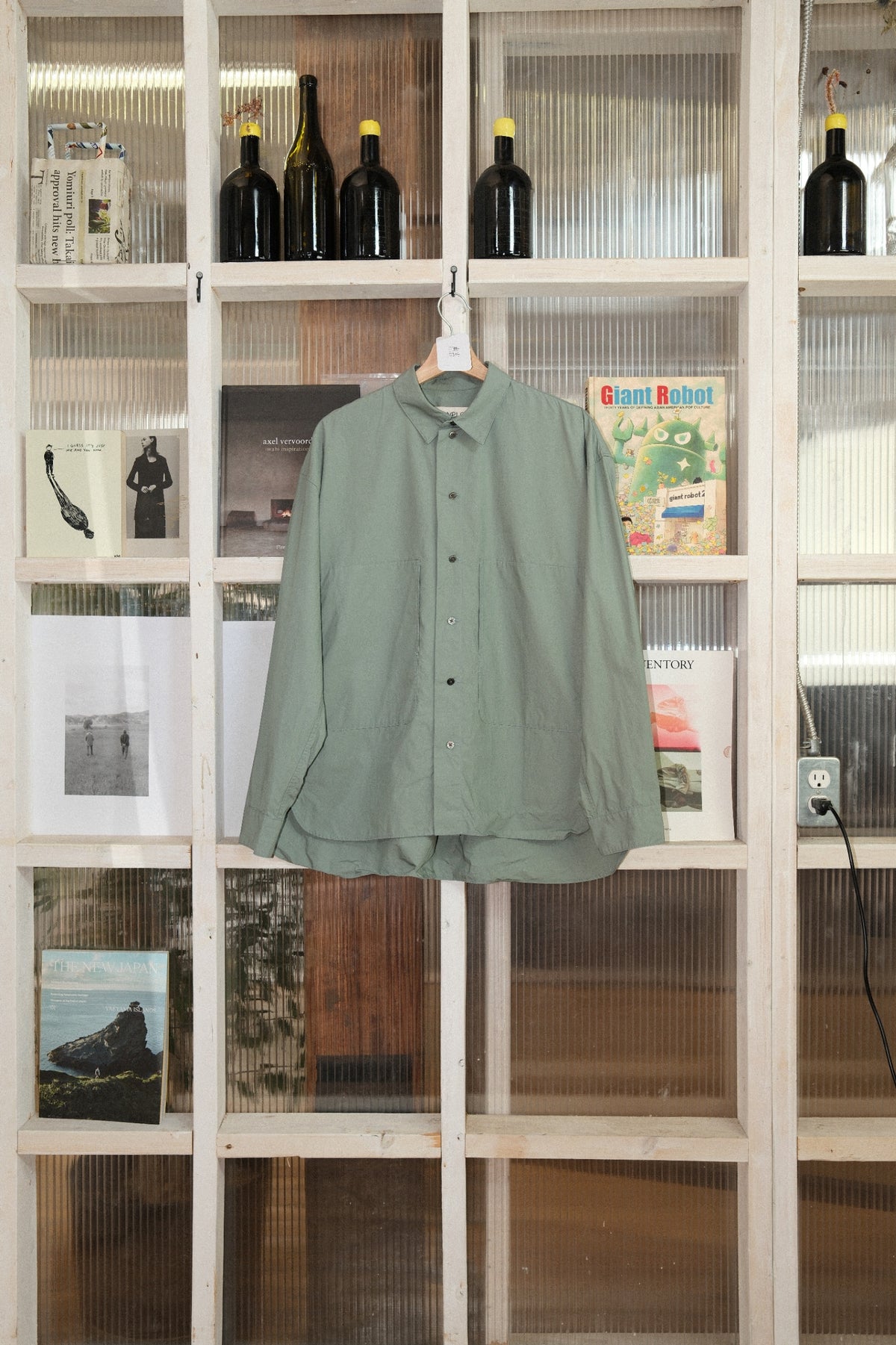 Polyploid - Shirt Jacket C Olive - Cotton