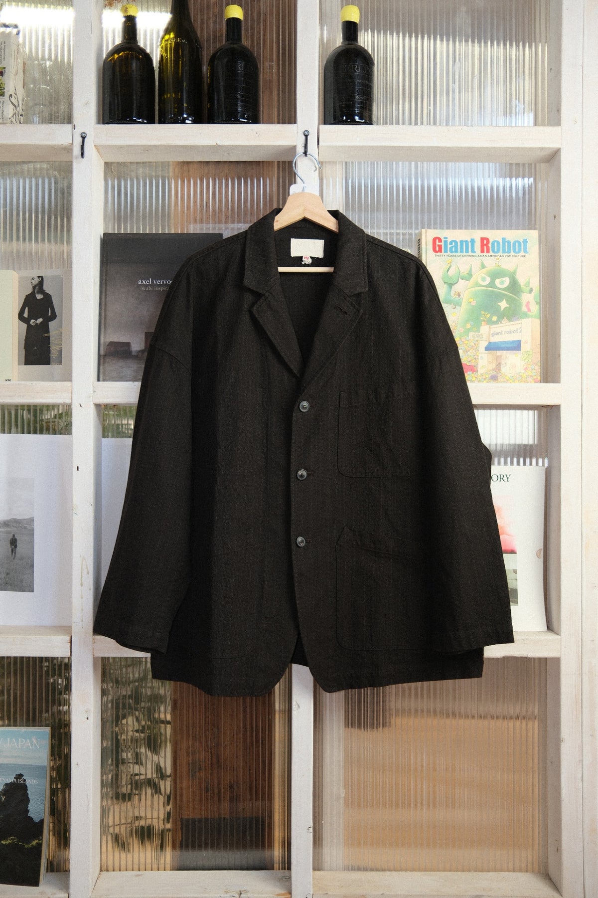 Yoko Sakamoto - Two-Piece Set - Suit Jacket and Double-Pleated Trousers - Cotton