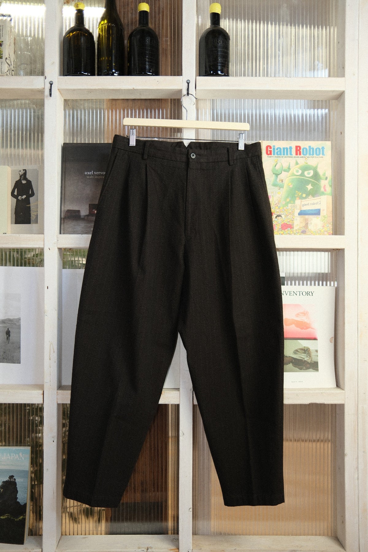 Yoko Sakamoto - Two-Piece Set - Suit Jacket and Double-Pleated Trousers - Cotton